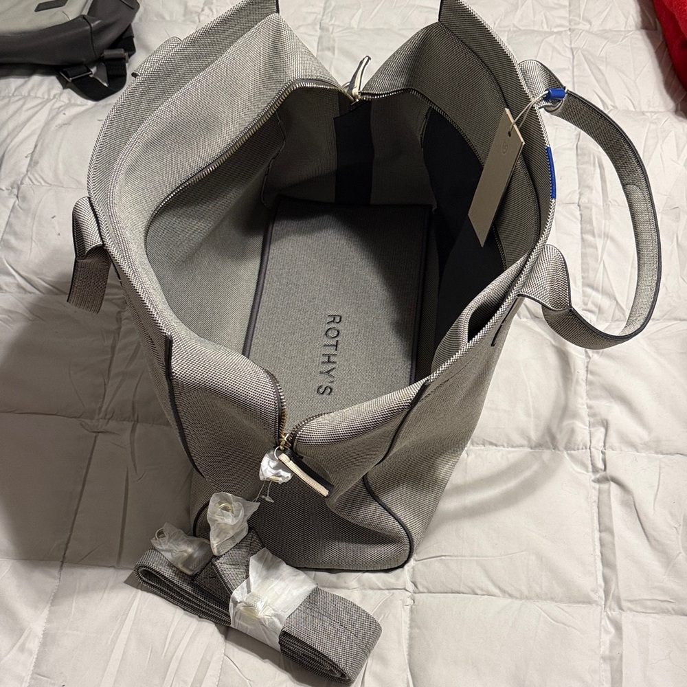 Rothy's Gray Overnighter Tote